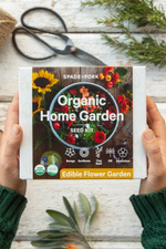 2 of 3:Organic Edible Flower Garden Seed Growing Kit