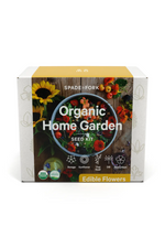 1 of 3:Organic Edible Flower Garden Seed Growing Kit