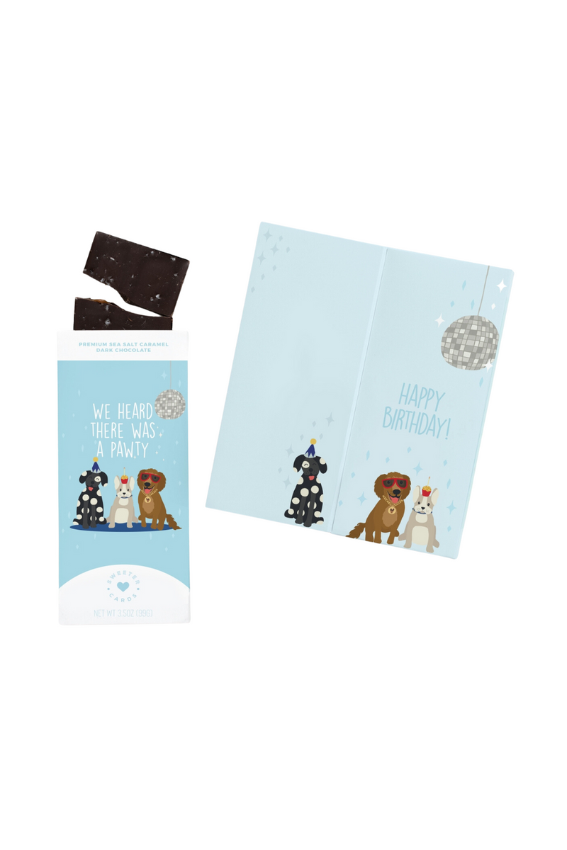 Sweeter-Cards-Pawty-Birthday-Card-and-Sea-Salt-Caramel-Dark-Chocolate-Bar