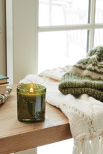 5 of 5:Frasier Fir Green Glass Candle