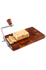 5 of 5:Acacia Serving Board + Cheese Slicer