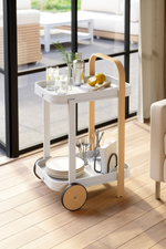 4 of 12:Bellwood Bar + Storage Cart