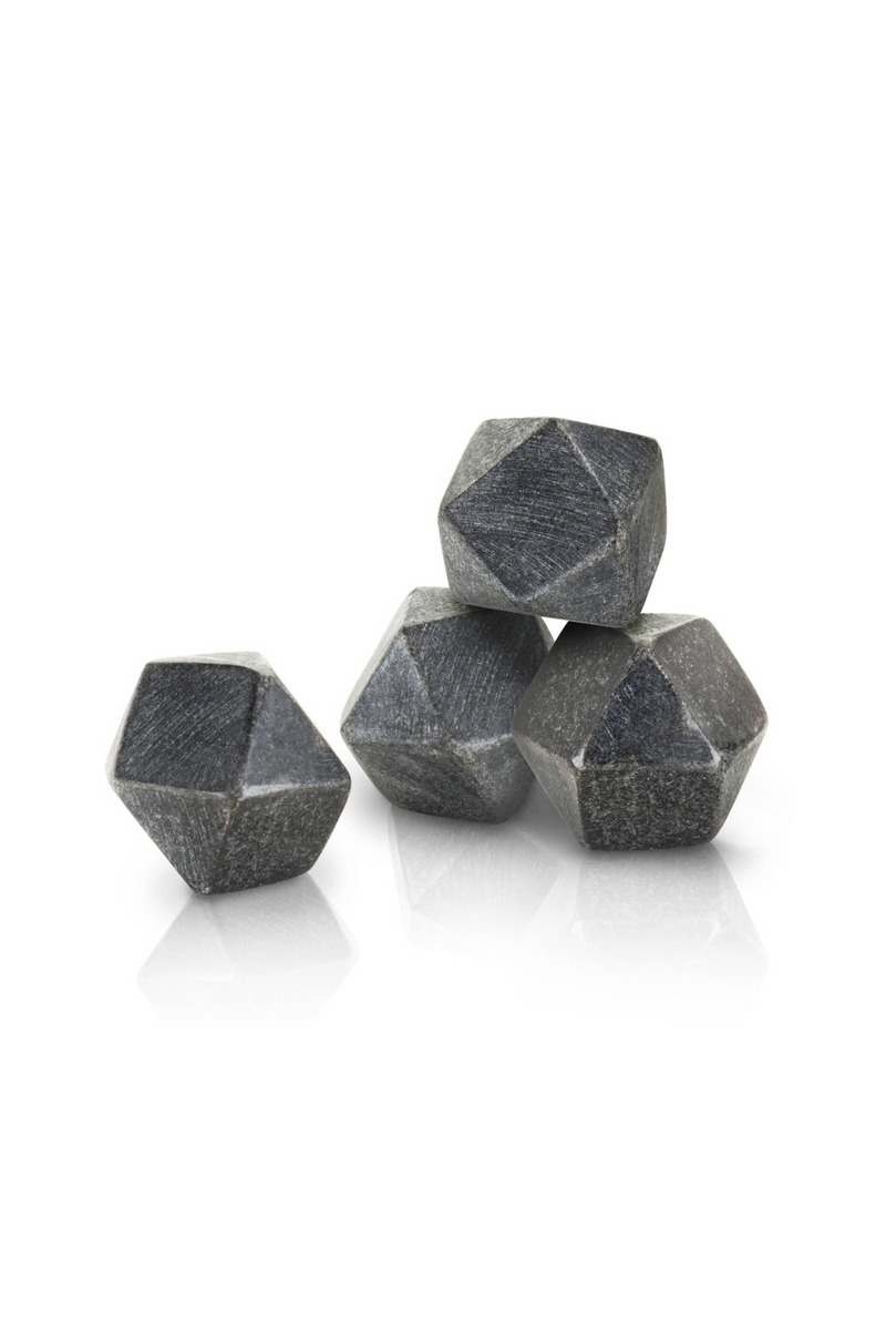 Viski-Glacier-Rocks-Hexagonal-Basalt-Rock-Ice-Stones-Set-of-4