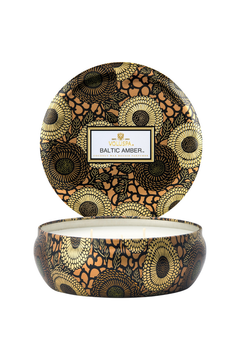 Baltic Amber Tin Candle-Voluspa-ECOVIBE