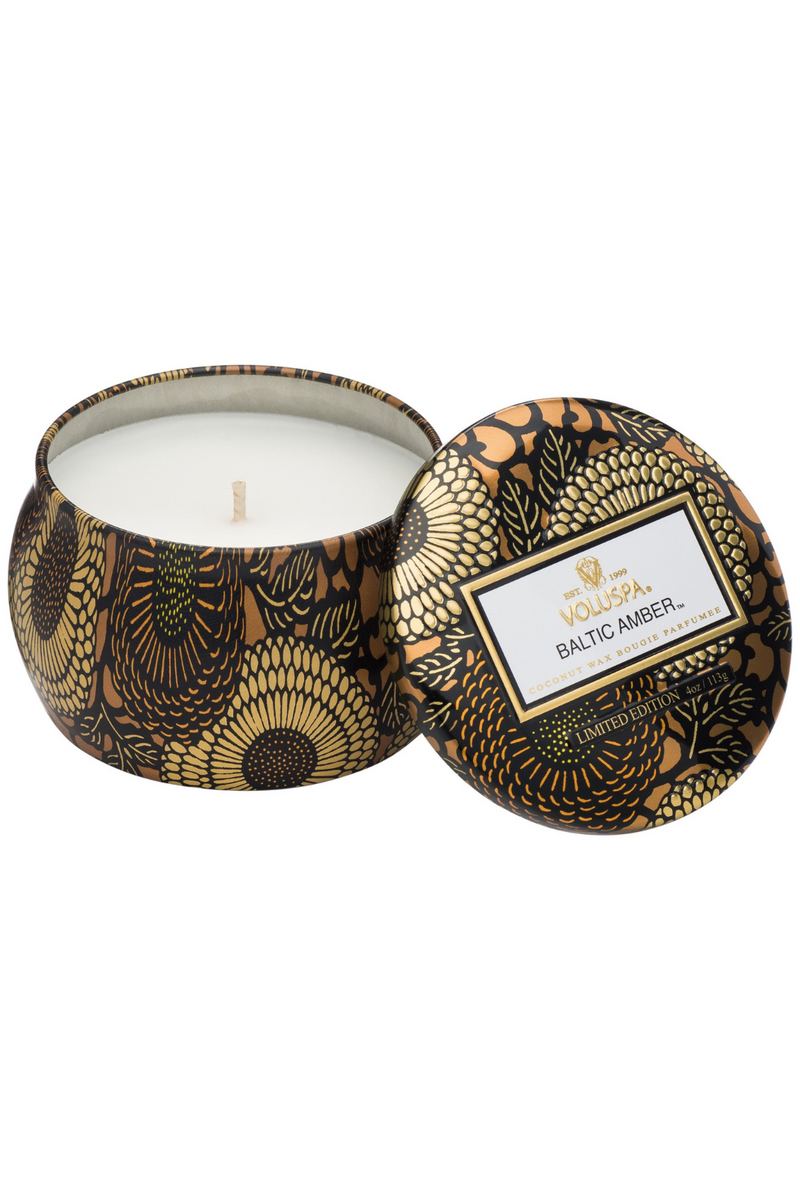 Baltic Amber Tin Candle-Voluspa-ECOVIBE