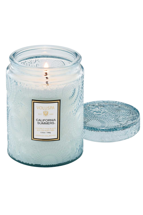 California Summers Glass Candle
