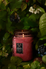 3 of 9:Foraged Wildberry Glass Candle