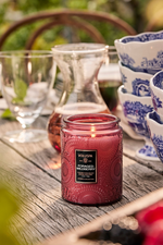 9 of 9:Foraged Wildberry Glass Candle