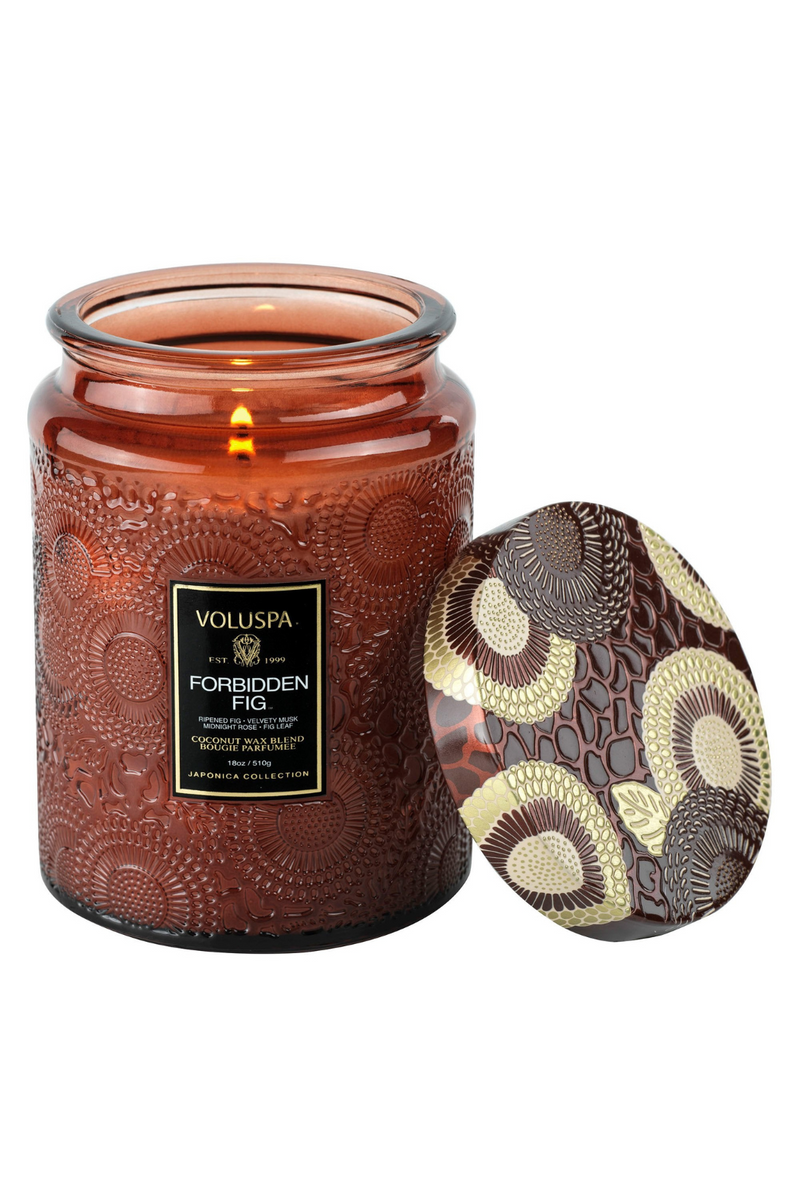 Voluspa-Forbidden-Fig-Glass-Candle-Large