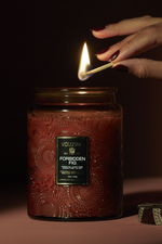 7 of 7:Forbidden Fig Glass Candle