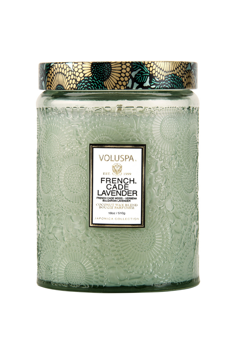 Voluspa-French-Cade-Lavender-Glass-Candle
