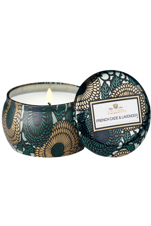 French Cade Lavender Tin Candle