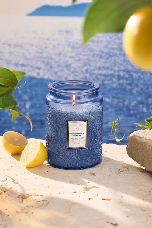 Mediterranean Lemon Glass Candle