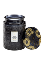 1 of 3:Moso Bamboo Glass Candle