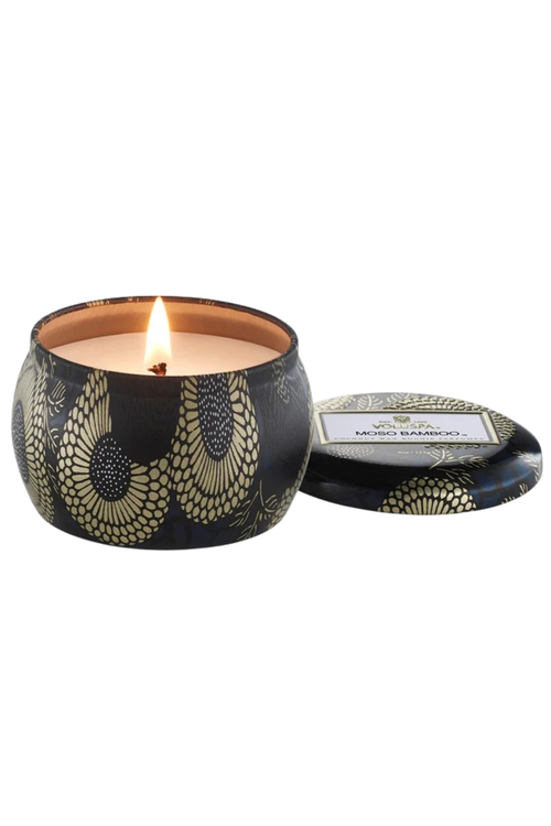 Voluspa Moso Bamboo Tin Candle