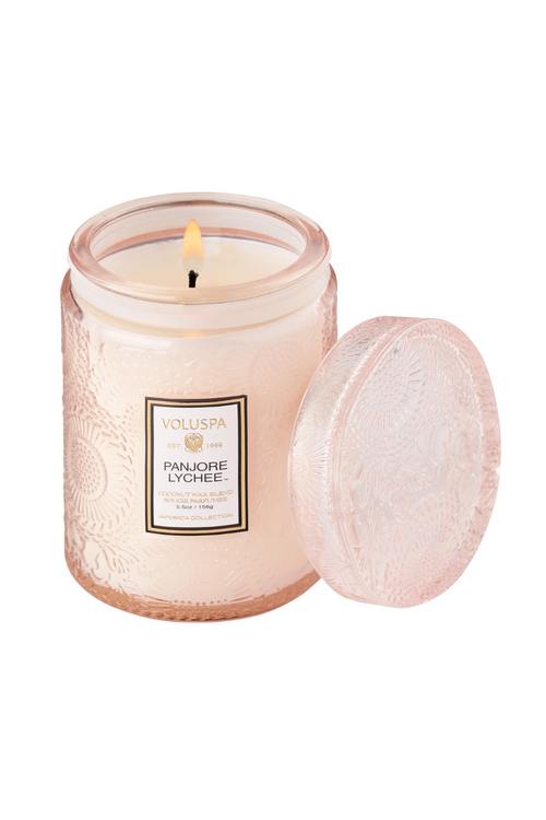 Panjore Lychee Glass Candle