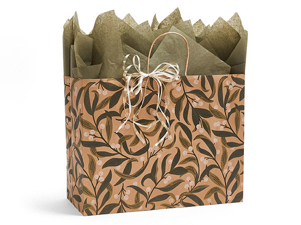 White Berries Kraft Gift Bag