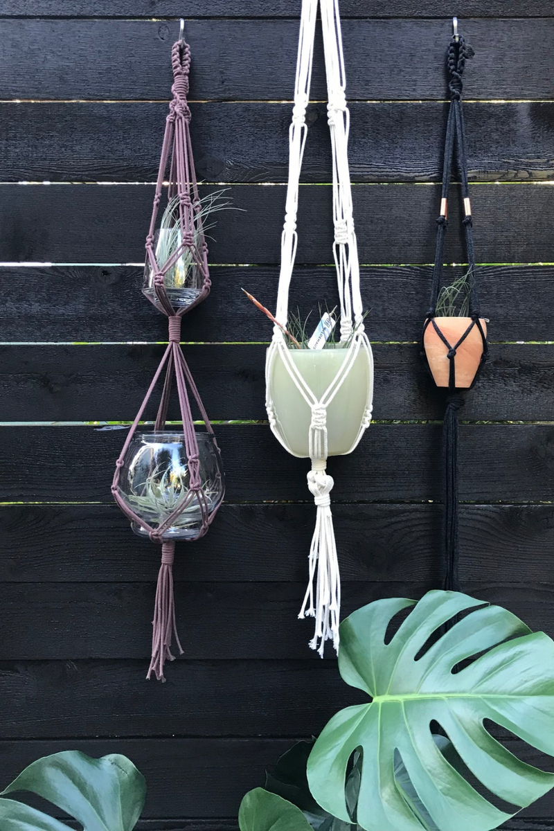 Daphne Macrame Double Plant Hanger