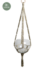 1 of 4:Vega Macrame Plant Hanger