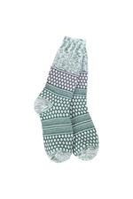 6 of 6:Gallery Textured Crew Socks