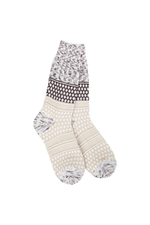 4 of 6:Gallery Textured Crew Socks