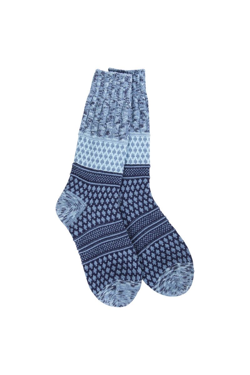 Worlds-Softest-Socks-Weekend-Gallery-Textured-Crew-Peacoat-Multi