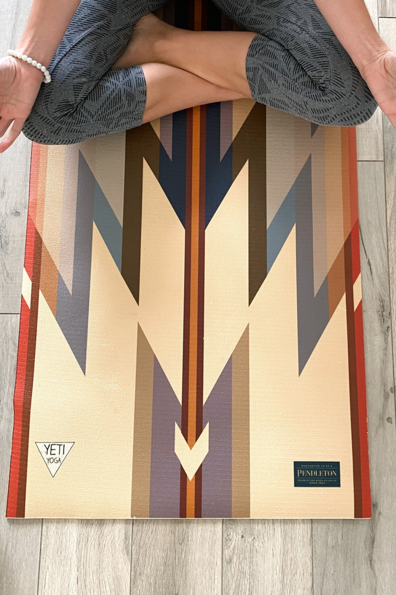 Yune-Yoga-Pendleton-PER-Yoga-Mat-New-Wyeth-Trail