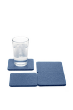 8 of 15:Graf Lantz Solid Square Felt Coaster Pack