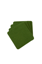 9 of 15:Graf Lantz Solid Square Felt Coaster Pack