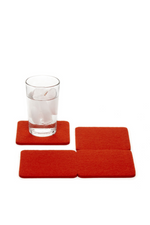 12 of 15:Graf Lantz Solid Square Felt Coaster Pack