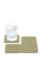 13 of 15:Graf Lantz Solid Square Felt Coaster Pack