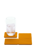 14 of 15:Graf Lantz Solid Square Felt Coaster Pack