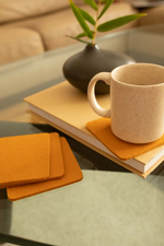 2 of 15:Graf Lantz Solid Square Felt Coaster Pack