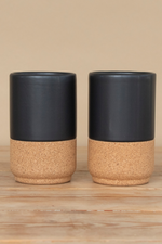 5 of 6:Ceramic + Cork Mug Set