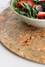 3 of 4:Round Natural Cork Placemats