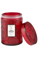 6 of 8:Goji Tarocco Orange Glass Candle