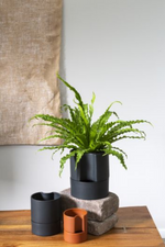 2 of 4:Jett Self-Watering Pot in Black