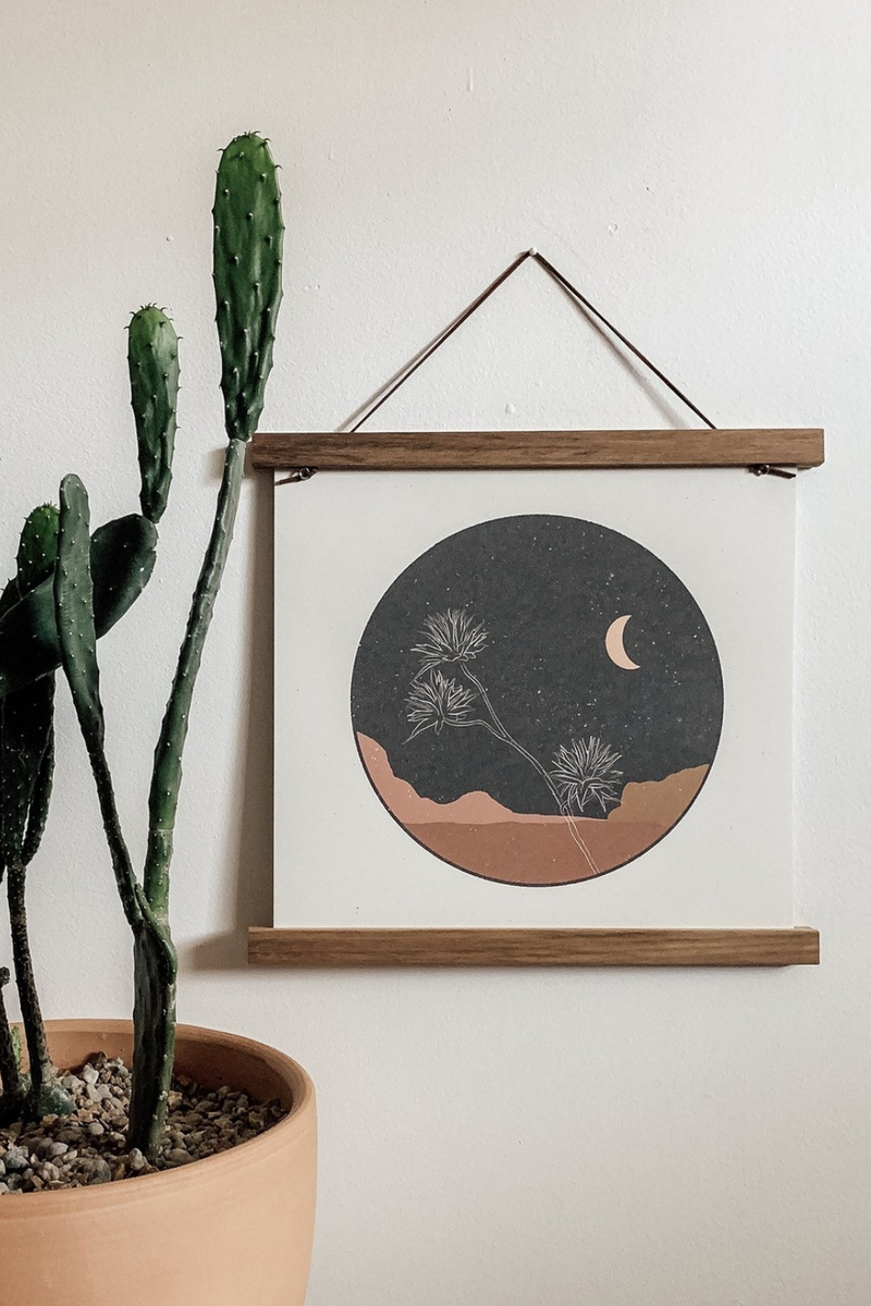 colorbloKC Desert Flower Wall Print