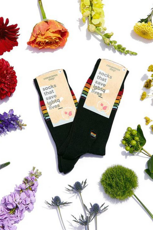 Socks that Save LGBTQ Lives - Black