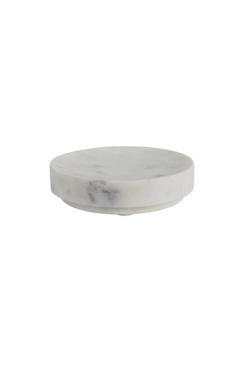 Round Marble Soap Dish