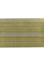 Citron Skinny Stripe Shag Mat-Chilewich-ECOVIBE