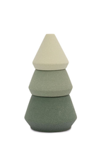 Paddywax Cypress Fir Tree Stack Candle in Green Ombre