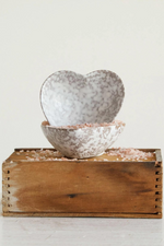 2 of 2:Ceramic Heart Dish