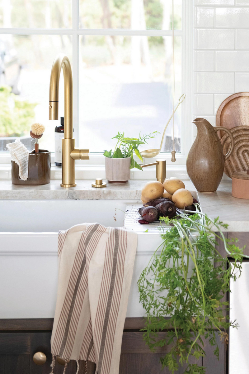Bloomingville Brown Stoneware Sponge Holder