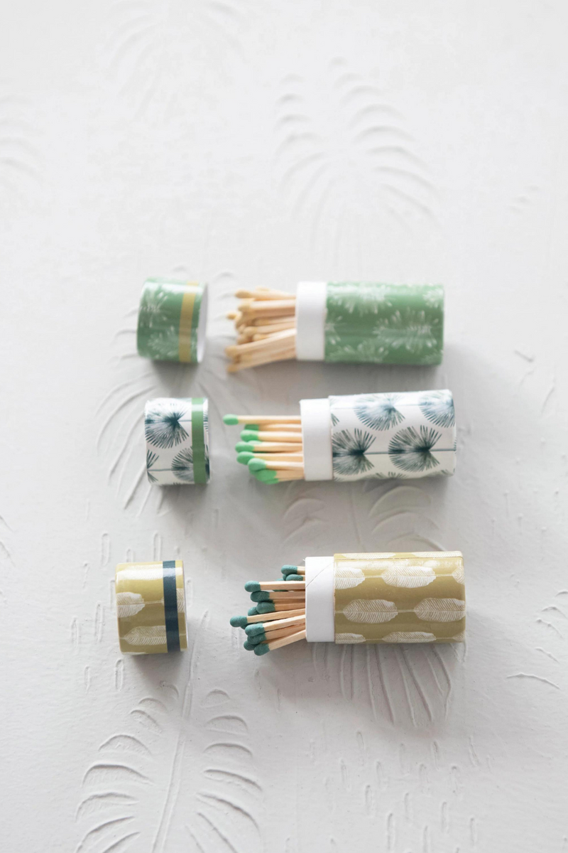 Creative Co-op Foliage Safety Matches