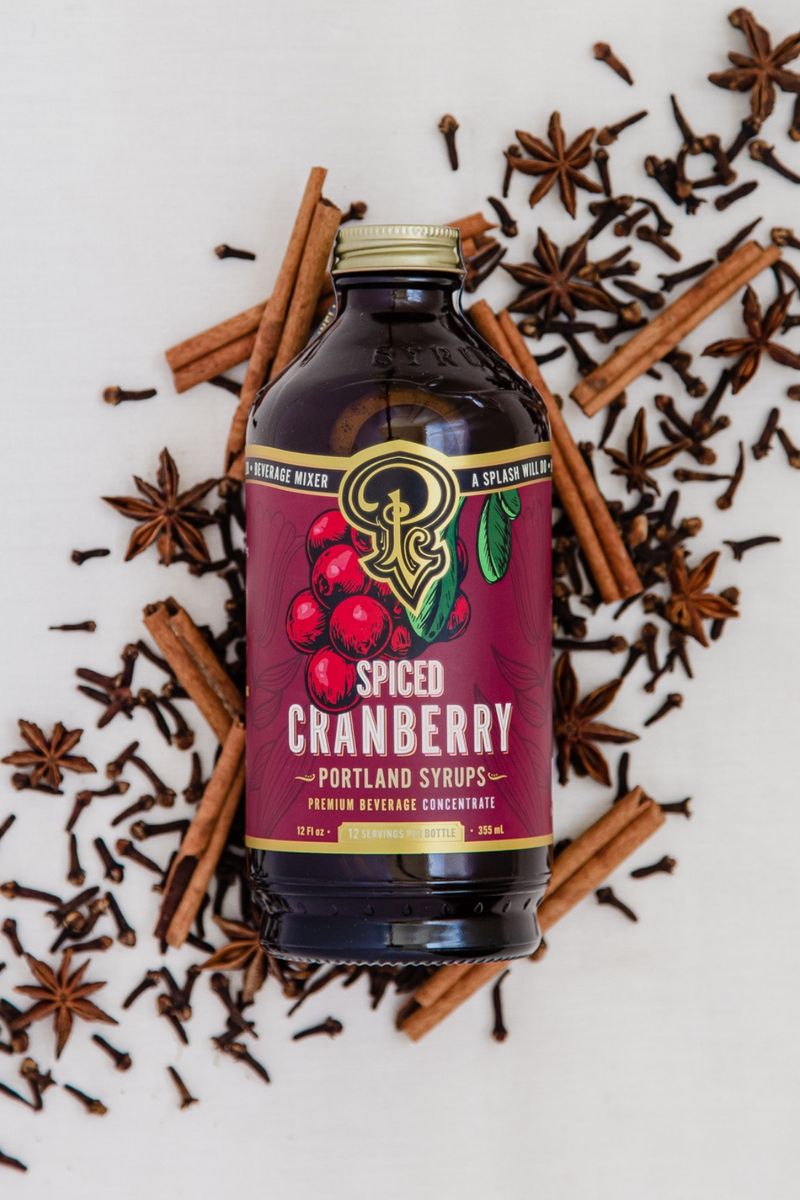 Spiced Cranberry Cocktail Syrup-Portland Syrups-ECOVIBE