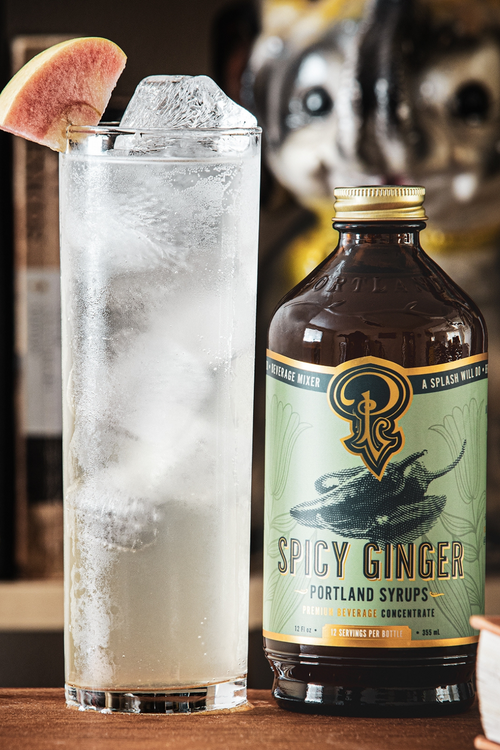 Spicy Ginger Cocktail Syrup-Portland Syrups-ECOVIBE