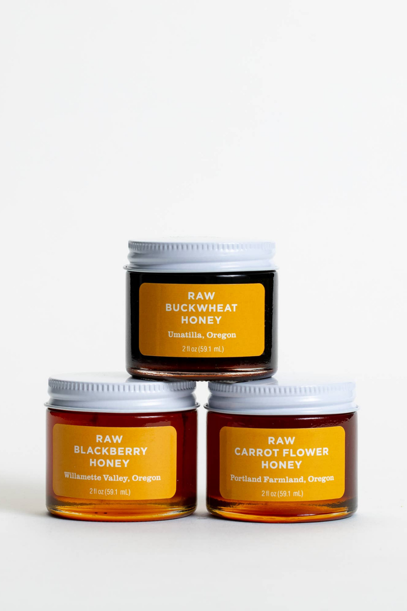 Jacobsen Salt Co. Raw Honey Sampler Set