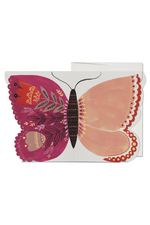 Red Cap Cards Butterfly Mom Greeting Card