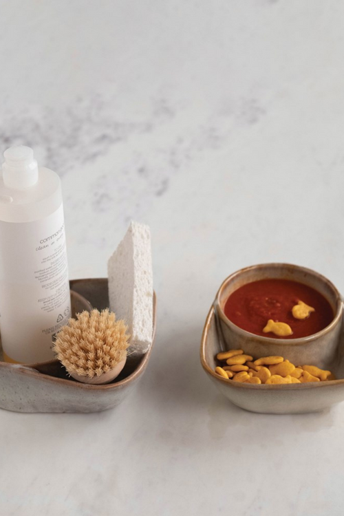 Ceramic Soup + Cracker Bowl